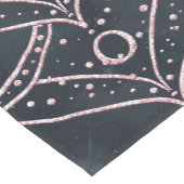 Elegant Roos Gold Mandala Grey Nebula Design Medium Tafelloper (Hoek)