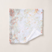 Elegant Roos Gold Marble Bad Handdoek (Wasdoekje)