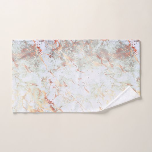 Elegant Roos Gold Marble Bad Handdoek (Handdoek)