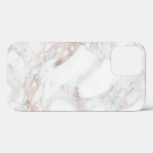 Elegant Roos Gold Marble Blank Sjabloon Case-Mate iPhone Case (Achterkant (horizontaal))