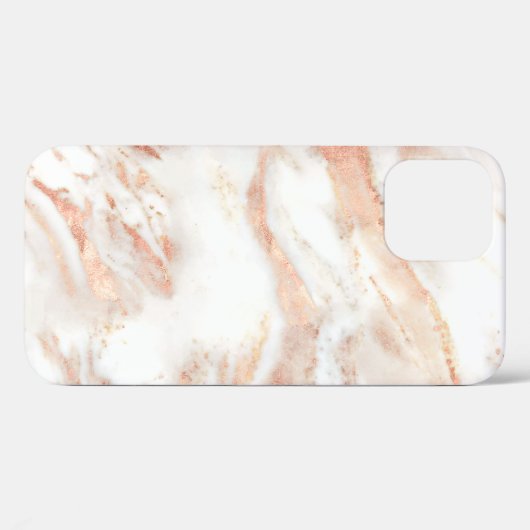 Elegant Roos Gold Marble Case-Mate iPhone Case (Achterkant (horizontaal))