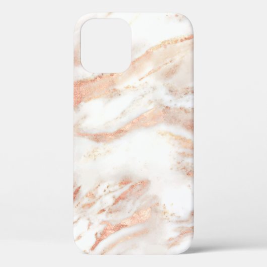 Elegant Roos Gold Marble Case-Mate iPhone Case (Achterkant)