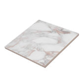 Elegant Roos Gold Marble  Sjabloon Tegeltje (Zijkant)