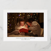 Elegant Roos Gold Merry kerstfeestdag Kaart (Achterkant)