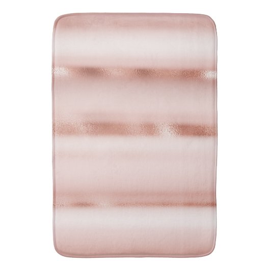 Elegant Roos Gold Metallic Badmat (Voorkant Verticaal)