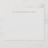 Elegant Roos Gold Modern Wedding Sparkle (Achterkant)