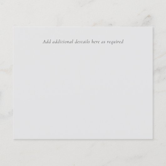 Elegant Roos Gold Modern Wedding Sparkle (Achterkant)