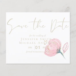 Elegant Roos Gold Modern Wedding Sparkle