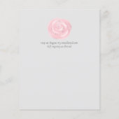 Elegant Roos Gold Modern Wedding Sparkle (Achterkant)