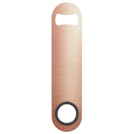 Elegant Roos Gold Monogram Aangepaste flesopening  Speed Flessenopener (Achterkant)