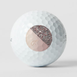 Elegant Roos Gold Monogram Golfballen