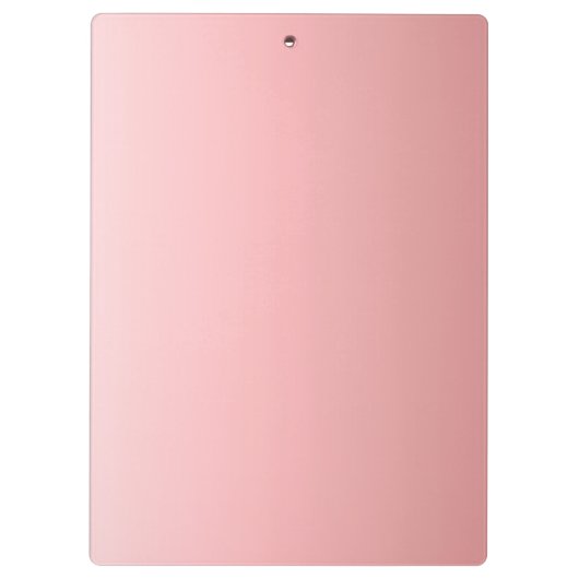 Elegant Roos Gold Monogram Sjabloon Klembord (Achterkant)