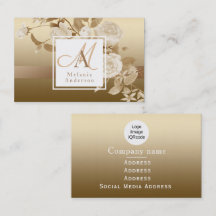 Elegant Roos Gold Monogram