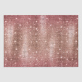 Elegant Roos Gold Mosaic Metallic Glitter Tissuepapier (Voorkant)