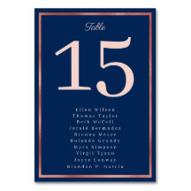 Elegant Roos Gold Navy Luxe bruiloft