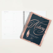 Elegant Roos Gold & Navy Notional Loan Agent  Planner (Display)