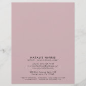 Elegant Roos Gold Notary Loans Agent Flyer (Achterkant)