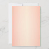 Elegant Roos Gold Paris Nachtthema Quinceanera Kaart (Achterkant)