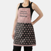 Elegant Roos Gold Paw Prins Dog Grooming Salon Schort (Insitu)