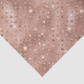 Elegant Roos Gold Polka Dot Metallic Glitter Tissuepapier (Detail)