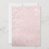 Elegant Roos Gold Quinceañera Dress Kaart (Achterkant)