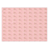 Elegant Roos Gold Roze kerstrendierpatroon Tafelkleed (Voorkant (Horizontaal))