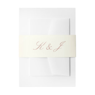Elegant Roos Gold Script Shiny Champagne Weddensch Uitnodigingen Wikkel