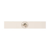 Elegant Roos Gold Sepia Clitter Floral Uitnodigingen Wikkel (Vlak)