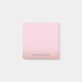 Elegant Roos Gold Sjabloon Moderne achtergrond Post-it® Notes (Voorkant)