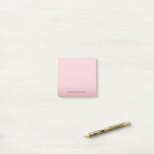 Elegant Roos Gold Sjabloon Moderne achtergrond Post-it® Notes (Op bureau)