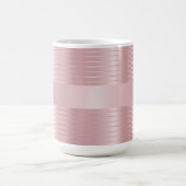 Elegant Roos Gold Sjabloon Monogram Trendy Modern Koffiemok (Center)