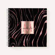 Elegant Roos Gold Tiger Striped Black