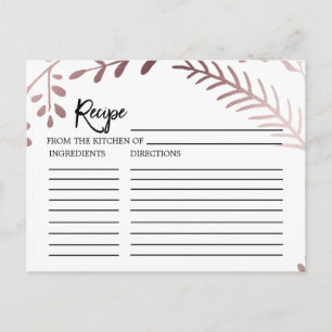 Elegant Roos Gold Vrijgezellenfeest Ontvanger Kaar Briefkaart