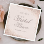 Elegant Roos Gold Vrijgezellenfeest Servet