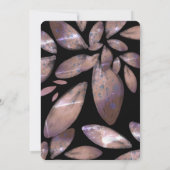 Elegant Roos gold Waterverf Foliage Weddenschap Kaart (Achterkant)