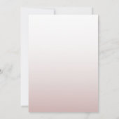 Elegant Roos Gold We trouwen Kaart (Achterkant)