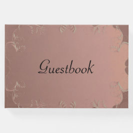 Elegant Roos Gold Wedding Gastenboek