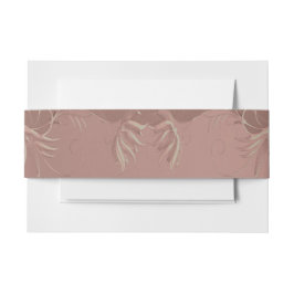 Elegant Roos Gold Wedding Uitnodigingen Wikkel