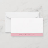 Elegant Roos Gold White - eenvoudige Sjabloon Mode (Achterkant)