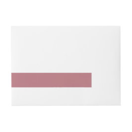 Elegant Roos Gold Wrap Around adreslabel Wikkel