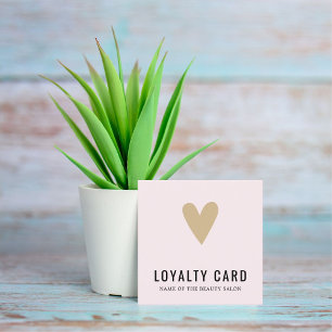 Elegant Roos Golden Heart BeautySalon Loyalty Kaar