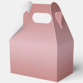 Elegant Roos Goud 100ste Verjaardag Bedankdoosjes (Achterkant)