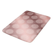 Elegant Roos Goud Girly Mandala Patroon Badmat (Gekanteld)