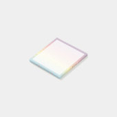 Elegant roos goud glitter confetti stippen gradiën post-it® notes (Schuin)