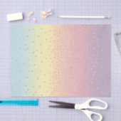 Elegant roos goud glitter confetti stippen gradiën tissuepapier (Craft)