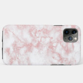 Elegant  roos goud glitter witte marmer Case-Mate iPhone case (Achterkant (horizontaal))