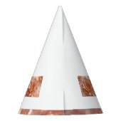 Elegant Roos Goud Roos Glitter Party Pet Feesthoedjes (Achterkant)