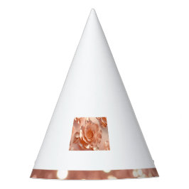 Elegant Roos Goud Roos Glitter Party Pet Feesthoedjes