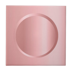 Elegant Roos Goud Verwisselbaar Afbeelding Sjabloo Tegeltje