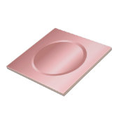 Elegant Roos Goud Verwisselbaar Afbeelding Sjabloo Tegeltje (Zijkant)